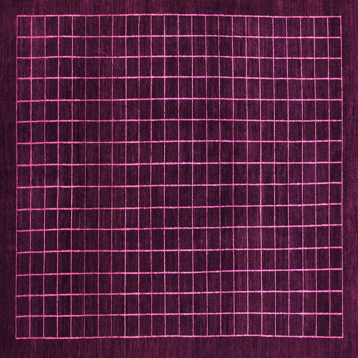Square Machine Washable Abstract Pink Modern Rug, wshabs1620pnk