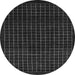 Round Abstract Gray Modern Rug, abs1620gry