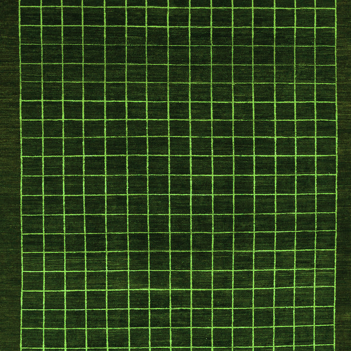 Machine Washable Abstract Green Modern Area Rugs, wshabs1620grn