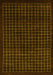 Machine Washable Abstract Yellow Modern Rug, wshabs1620yw