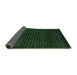 Sideview of Abstract Emerald Green Modern Rug, abs1620emgrn