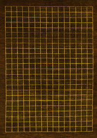 Abstract Yellow Modern Rug, abs1620yw