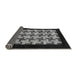 Sideview of Abstract Gray Modern Rug, abs1621gry