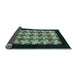 Sideview of Abstract Light Blue Modern Rug, abs1621lblu