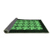 Sideview of Abstract Emerald Green Modern Rug, abs1621emgrn