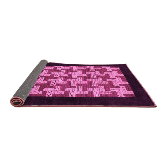 Sideview of Abstract Pink Modern Rug, abs1621pnk