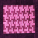 Square Machine Washable Abstract Pink Modern Rug, wshabs1621pnk