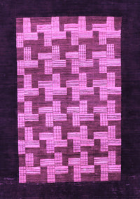 Abstract Purple Modern Rug, abs1621pur