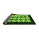 Sideview of Abstract Green Modern Rug, abs1621grn