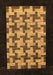 Abstract Brown Modern Rug, abs1621brn