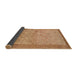 Sideview of Abstract Sedona Brown Modern Rug, abs1622