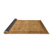 Sideview of Abstract Brown Modern Rug, abs1622brn