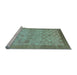 Sideview of Machine Washable Abstract Light Blue Modern Rug, wshabs1622lblu