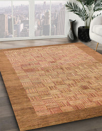 Abstract Sedona Brown Modern Rug, abs1622