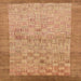 Square Machine Washable Abstract Sedona Brown Rug, wshabs1622