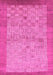 Machine Washable Abstract Pink Modern Rug, wshabs1622pnk