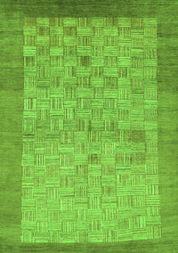 Abstract Green Modern Rug, abs1622grn