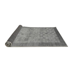 Sideview of Abstract Gray Modern Rug, abs1622gry