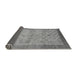 Sideview of Abstract Gray Modern Rug, abs1622gry