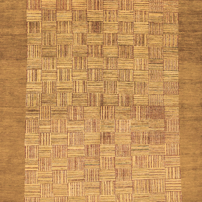 Machine Washable Abstract Brown Modern Rug, wshabs1622brn