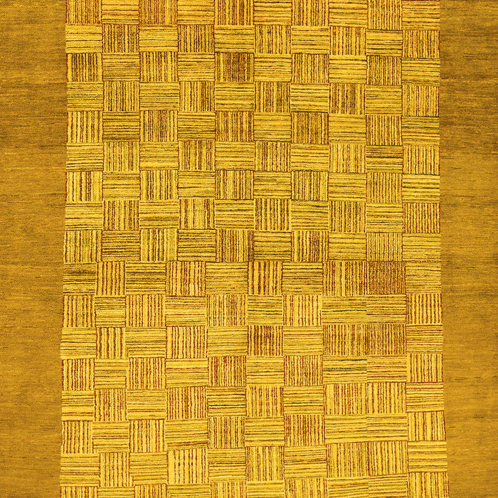Abstract Yellow Modern Rug, abs1622yw