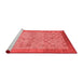 Modern Red Washable Rugs