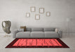 Modern Red Washable Rugs