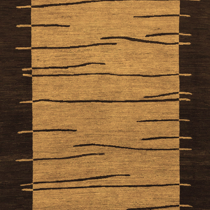 Abstract Brown Modern Rug, abs1623brn