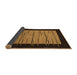 Sideview of Abstract Brown Modern Rug, abs1623brn