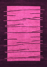 Abstract Pink Modern Rug, abs1623pnk