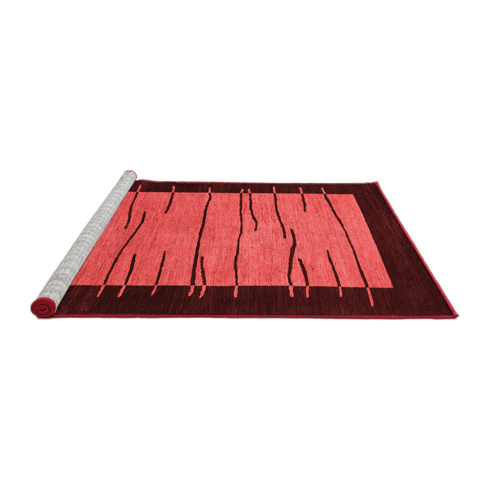 Modern Red Washable Rugs