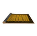 Sideview of Abstract Yellow Modern Rug, abs1623yw