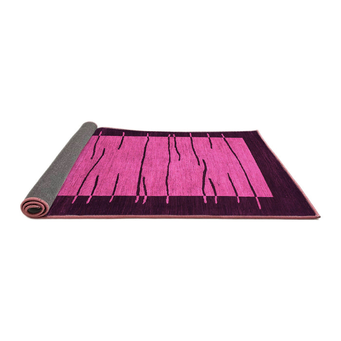 Sideview of Abstract Pink Modern Rug, abs1623pnk