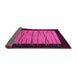 Sideview of Abstract Pink Modern Rug, abs1623pnk