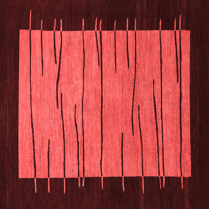 Abstract Red Modern Rug, abs1623red