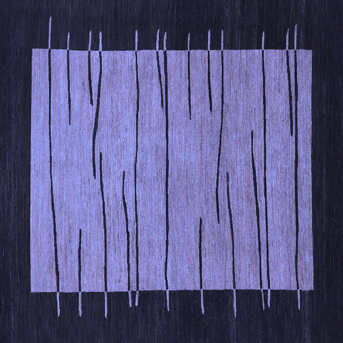 Square Machine Washable Abstract Blue Modern Rug, wshabs1623blu