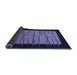 Sideview of Abstract Blue Modern Rug, abs1623blu