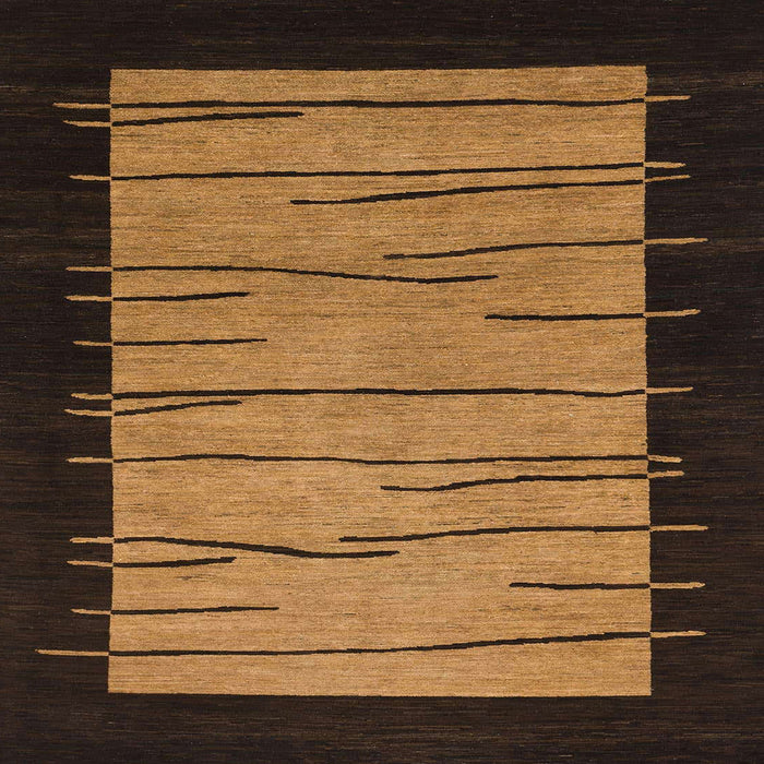 Square Machine Washable Abstract Night Red Rug, wshabs1623