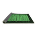 Sideview of Abstract Emerald Green Modern Rug, abs1623emgrn