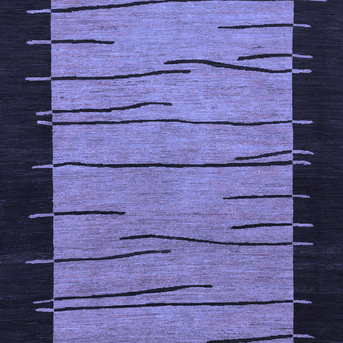 Abstract Blue Modern Rug, abs1623blu
