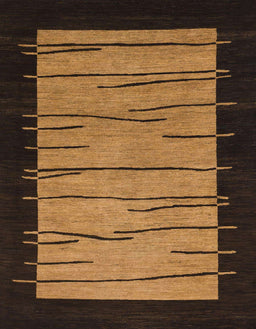 Abstract Red Modern Rug, abs1623