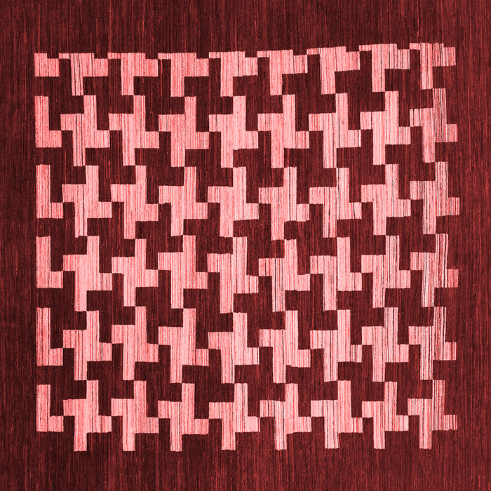 Abstract Red Modern Rug, abs1624red