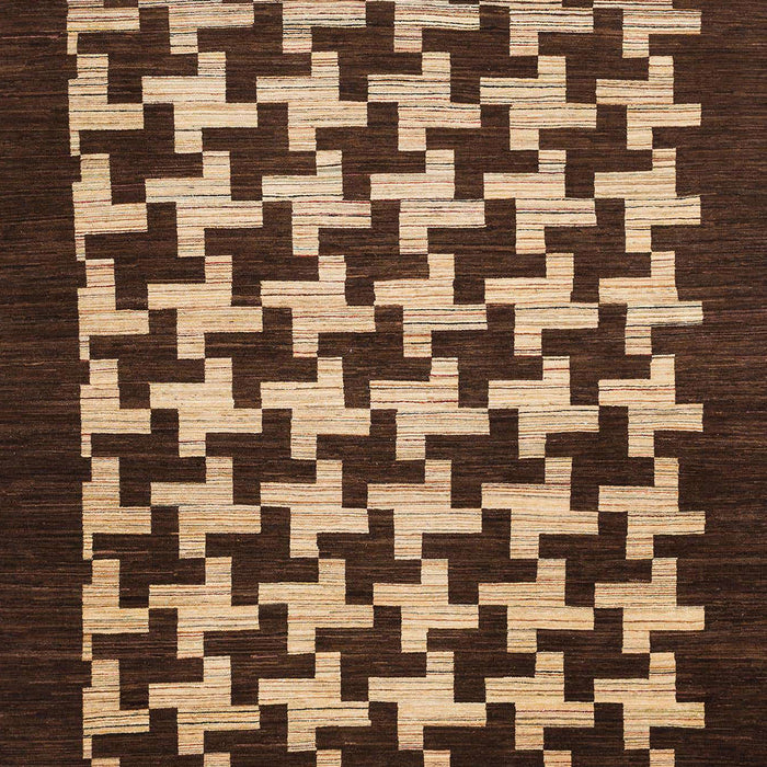 Abstract Red Modern Rug, abs1624