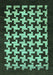 Abstract Turquoise Modern Rug, abs1624turq