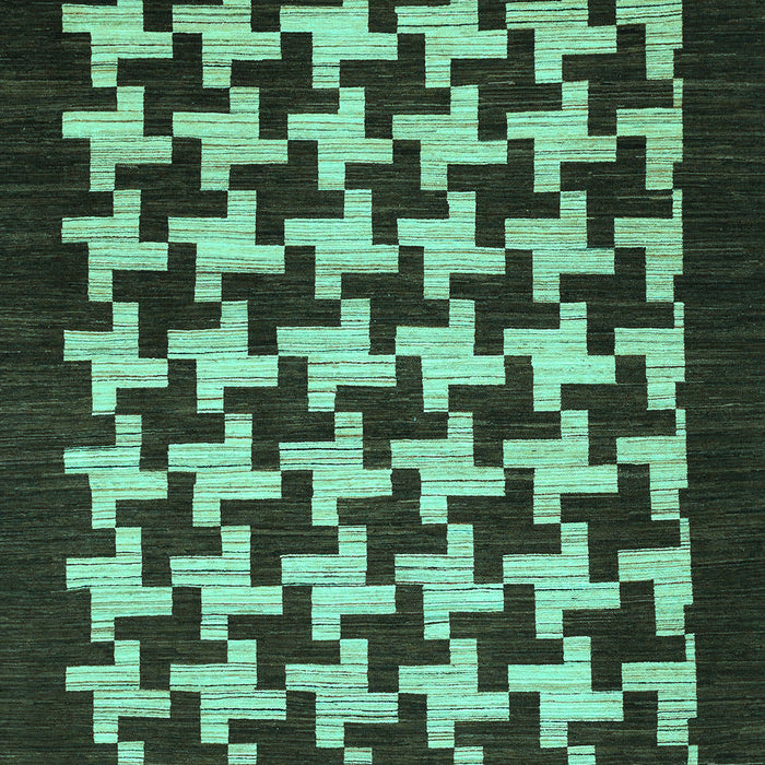 Abstract Turquoise Modern Rug, abs1624turq