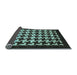 Sideview of Abstract Light Blue Modern Rug, abs1624lblu