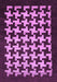 Machine Washable Abstract Purple Modern Area Rugs, wshabs1624pur