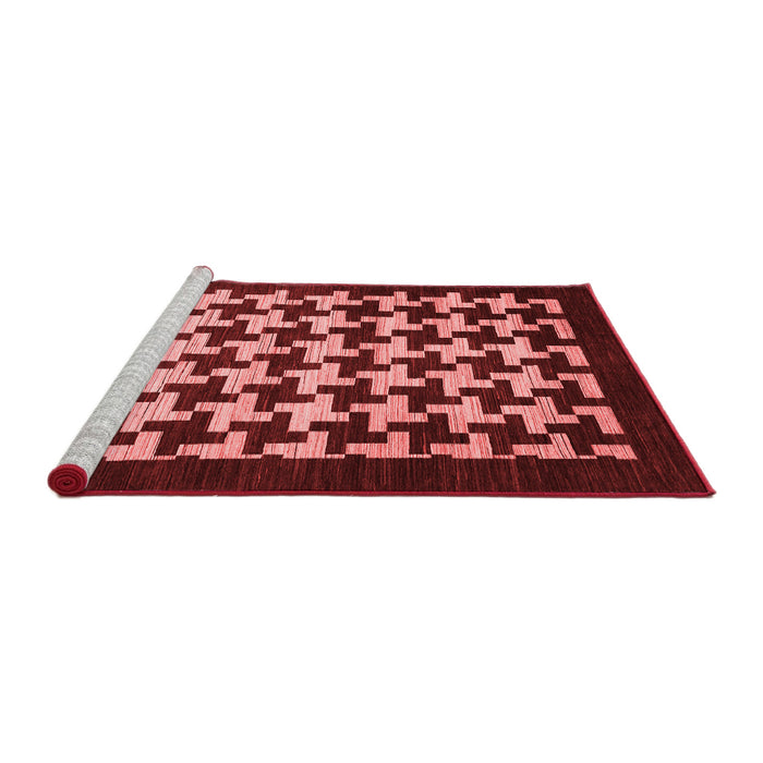 Modern Red Washable Rugs