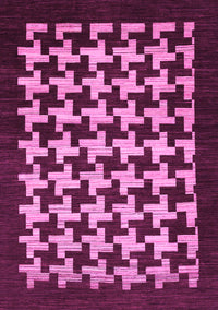 Abstract Pink Modern Rug, abs1624pnk