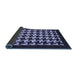 Sideview of Abstract Blue Modern Rug, abs1624blu